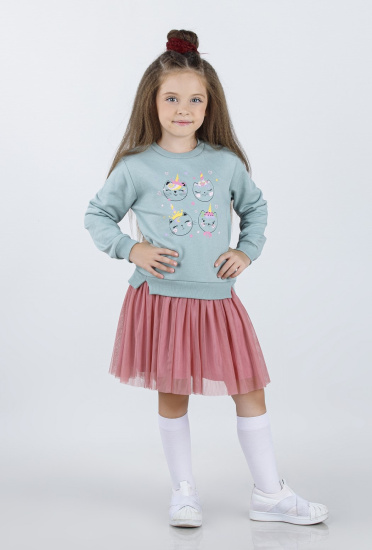 DMB KIDS 9526 Платье  (цвет: Оливковый)