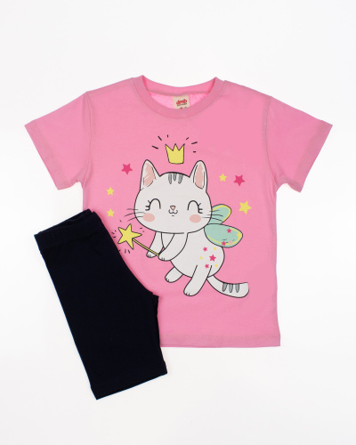 DMB KIDS 0394 Костюм  (цвет: Розовый\темно-синий)