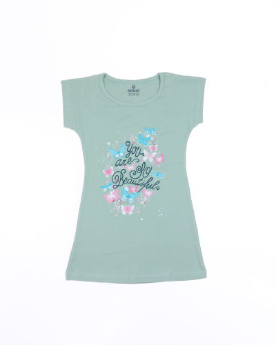 BAYKAR Сорочка ночная 9284/1 (4 (104-110) Ментоловый)